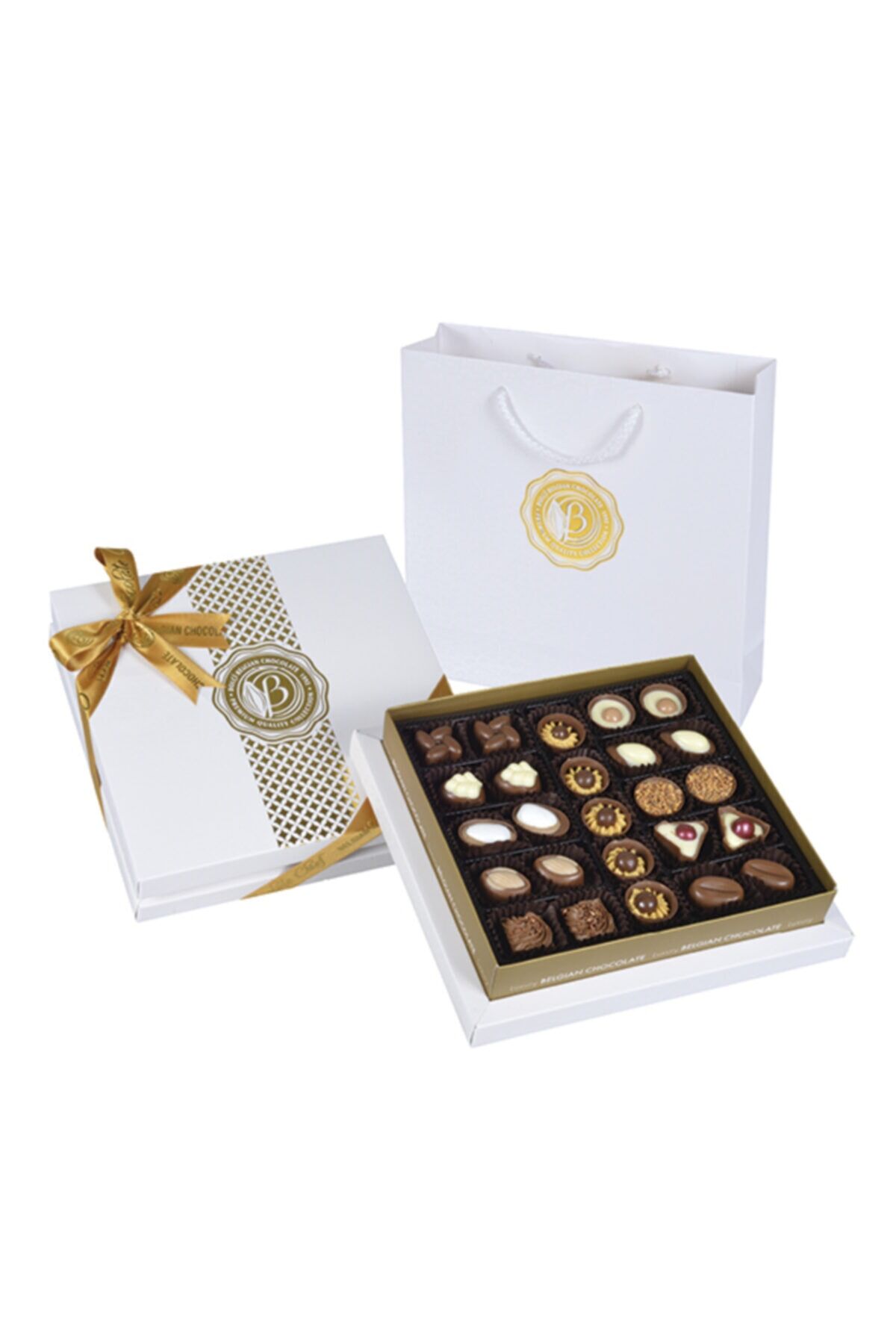 Diamond Beyaz Hediye Çikolata Kutu 290g