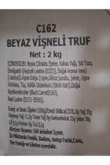 Vişneli Truff (Beyaz Çikolatalı ) 500 gr Dökme