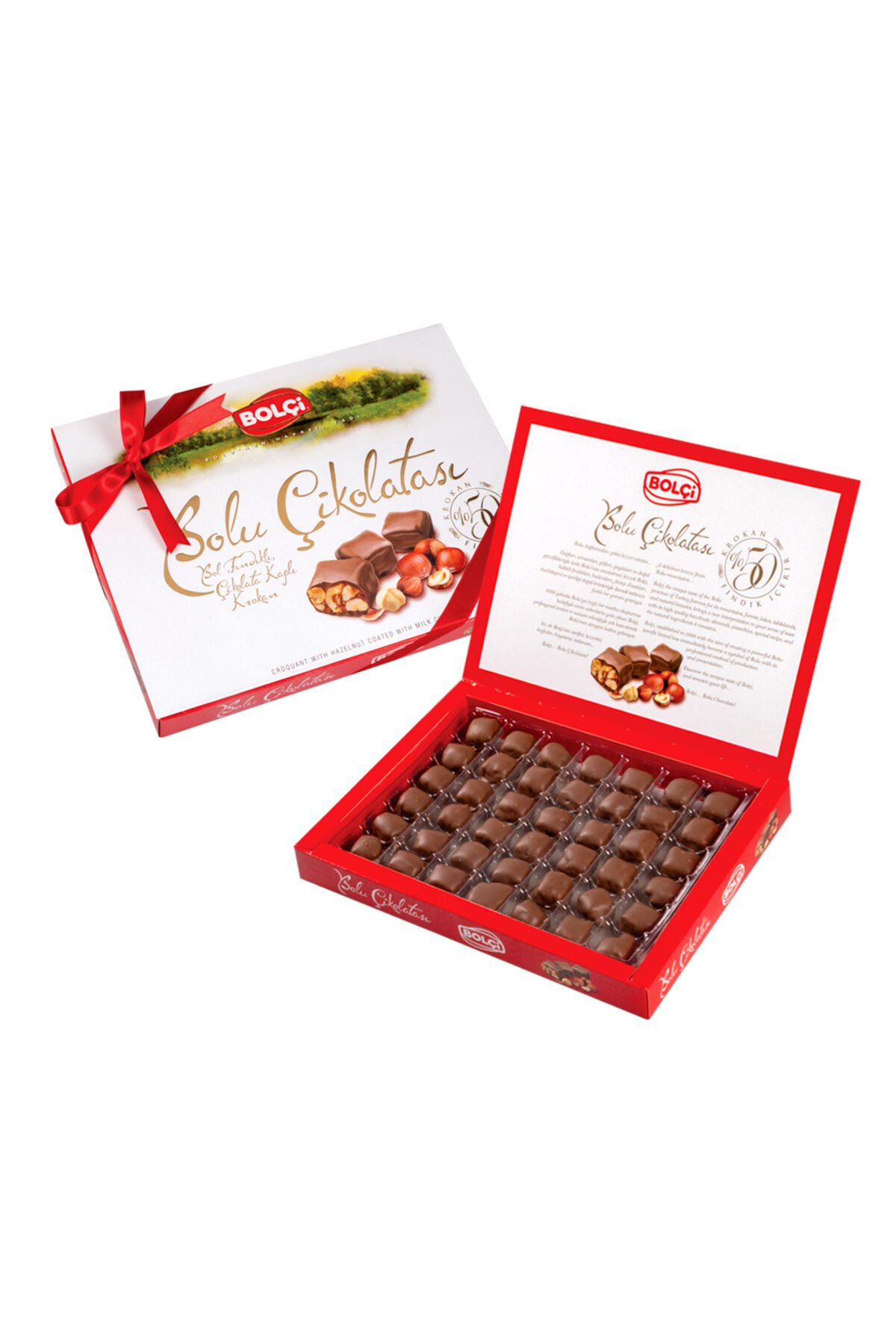 SÜTLÜ FINDIKLI 335 GR BOLU ÇİKOLATASI (KIRMIZI)