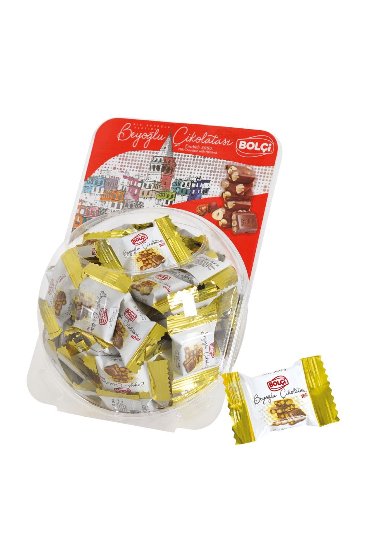 Beyoğlu Çikolatası Fındıklı 15 gr x 10 adet