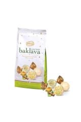 Antep Fıstıklı Baklava Parçacıklı Beyaz Top Çikolata 120g
