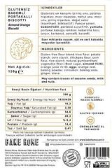 Glutensiz Bademli Portakallı Biscotti 2 Adet