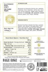 Glutensiz Susamlı Mini Simit 120 gr  2 Adet