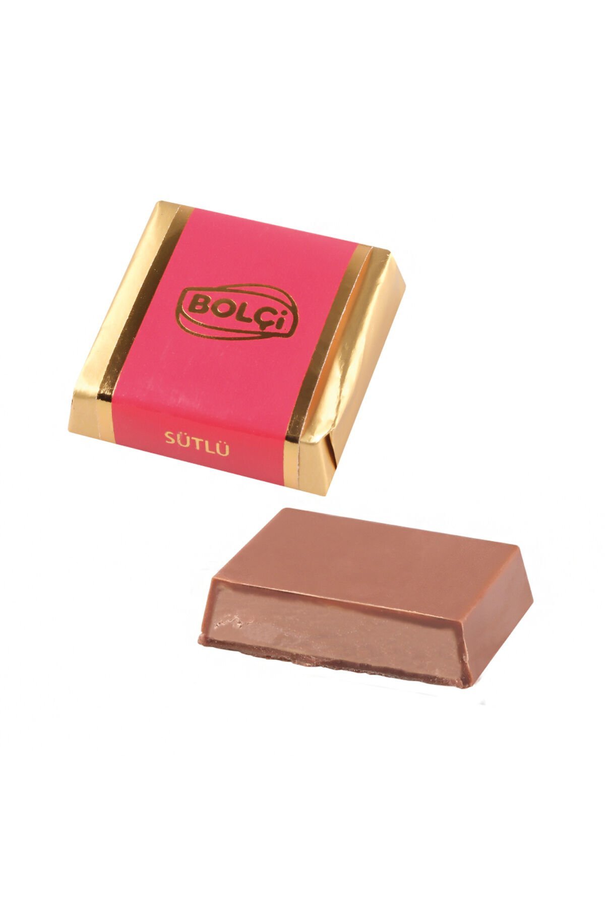 Fındık Gianduja Dolgulu Sütlü Kare Çikolata (16 gr ) 400 gr