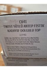TWIST SUTLU ANTEP FISTIK KADAYIF DOLGULU TOP 500 gr