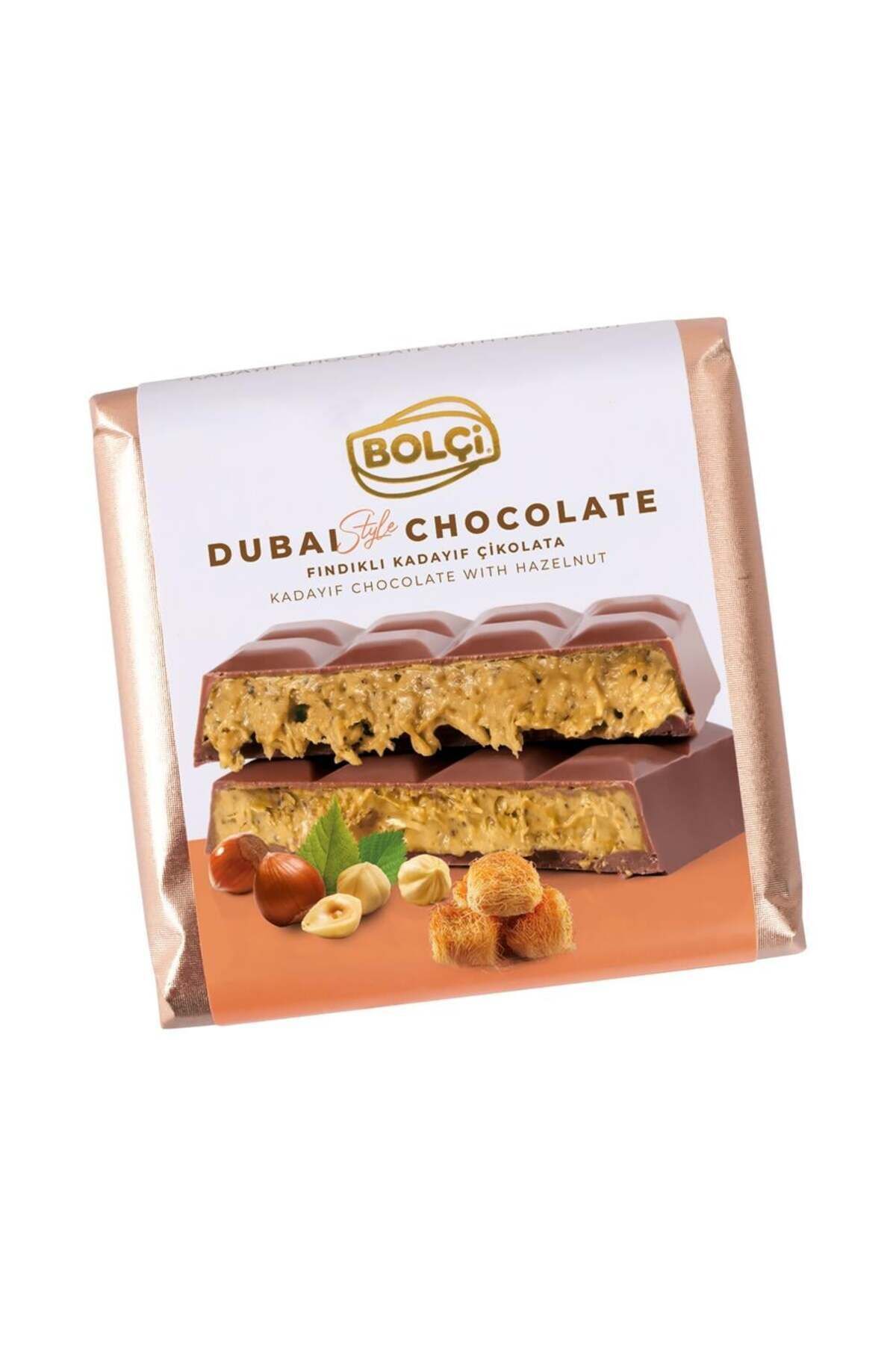 Fındıklı Kadayıf Dolgulu Sütlü Çikolata 100g x 5 adet