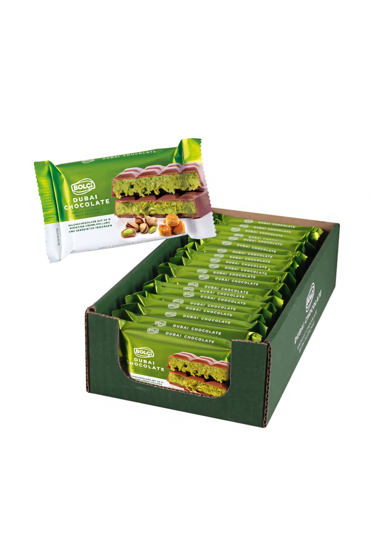 FISTIKLI KADAYIF DOLGULU SÜTLÜ ÇİKOLATA 65 GR x 5 adet