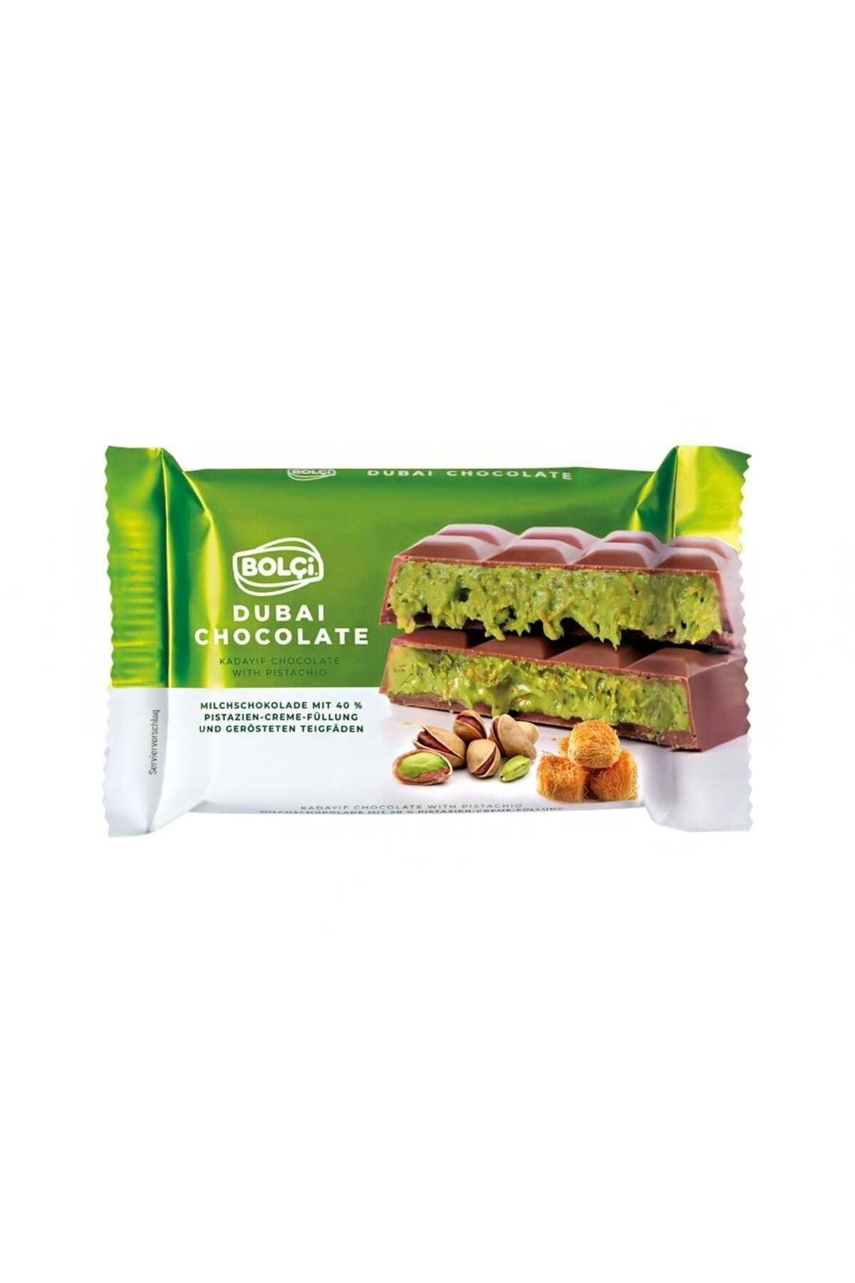 Dubai Çikolatası Fıstıklı Kadayıf Dolgulu Sütlü Çikolata 65g