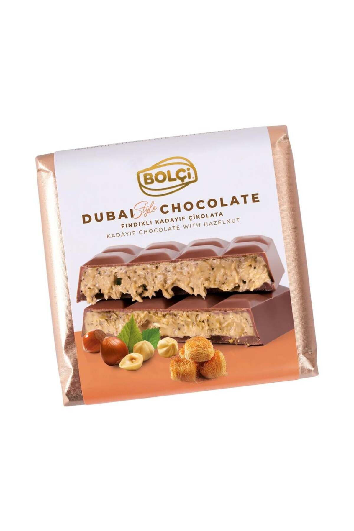 Fındıklı Kadayıf Dolgulu Sütlü Çikolata 100g