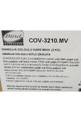 GIANDUJA DOLGULU KARE MAVI (1 KG)