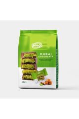 Dubai Çikolatası Fıstıklı Kadayıf Dolgulu 16g Flowpack 500 g Poşetli