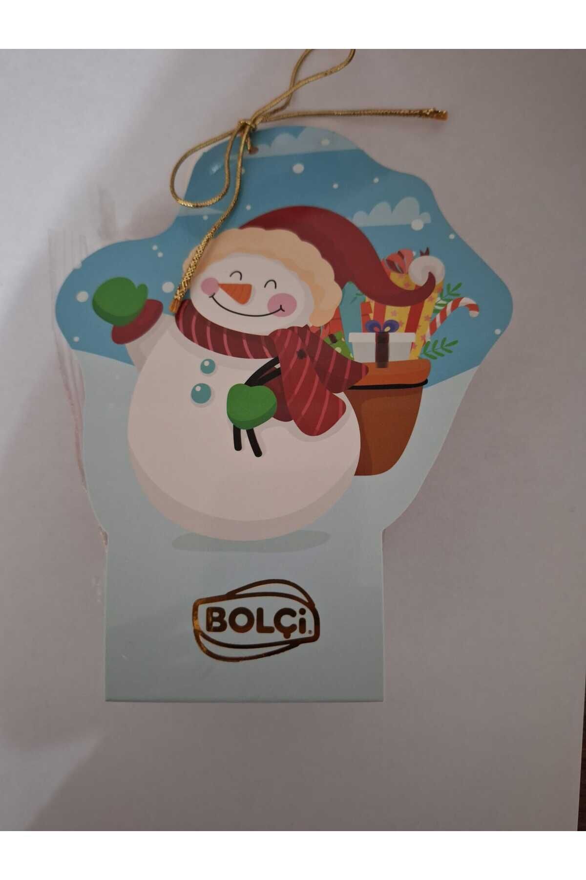 Figürlü Çikolata 80 gr kardan adam hediye çantası ile