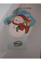 Figürlü Çikolata 80 gr kardan adam hediye çantası ile