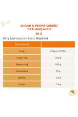 SOĞAN & PEYNİR ÇEŞNİLİ PATLAMIŞ MISIR 65G
