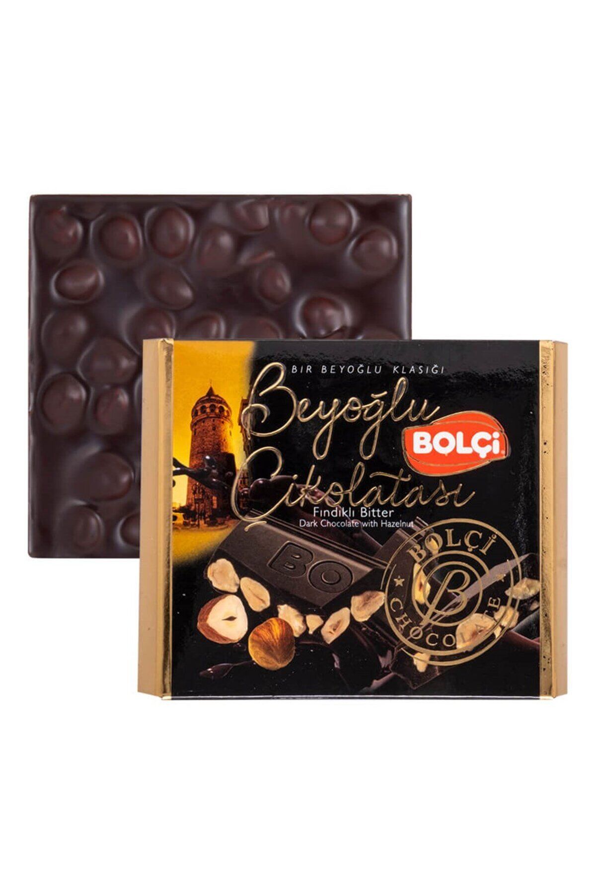 Bitter Fındıklı Beyoğlu Çikolatası 90g