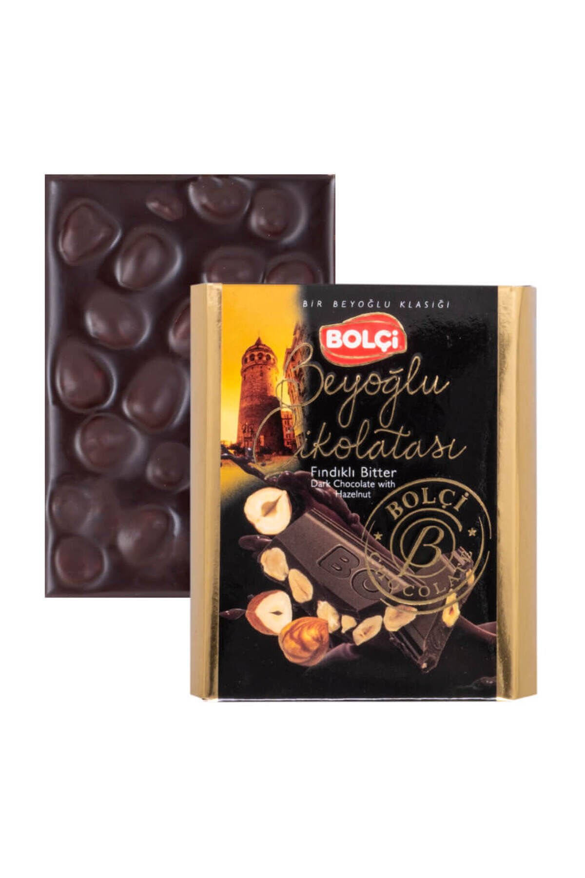 Bitter Fındıklı Tablet Çikolata 60 gr x6 adet