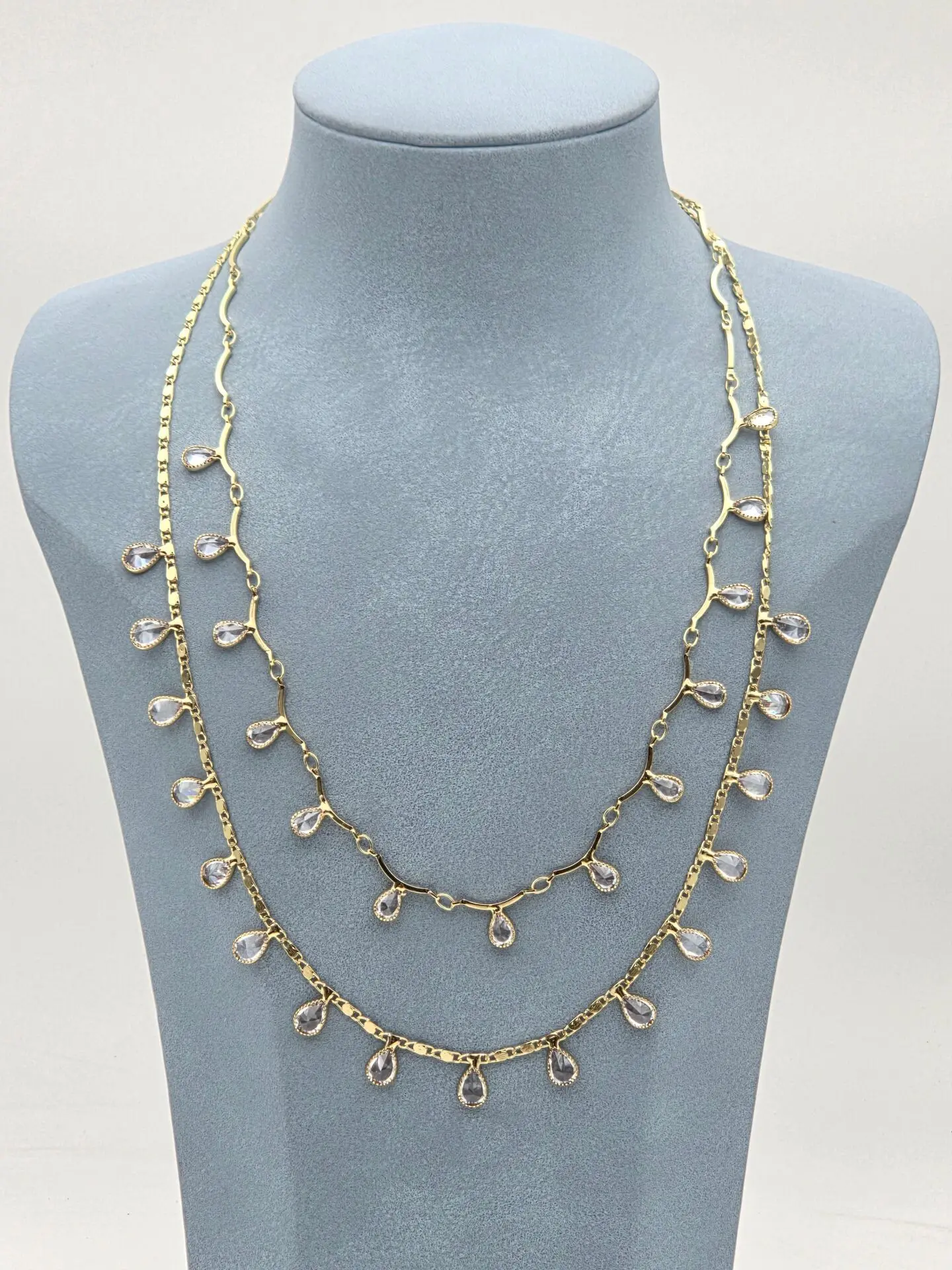 LUXURY 2`li Kombin Kolye // KOLYE-5906