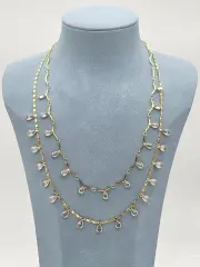 LUXURY 2`li Kombin Kolye // KOLYE-5906