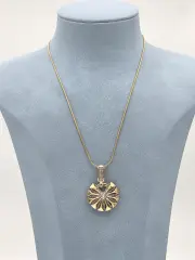 Çelik Çift Renk Kolye 45cm // KOLYE-5945