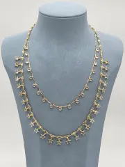 LUXURY 2`li Kombin Kolye // KOLYE-5911