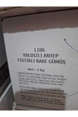 YALDIZLI ANTEP FISTIKLI KARE GÜMÜŞ 500 gr