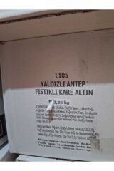 YALDIZLI ANTEP FISTIKLI KARE ALTIN 500 gr