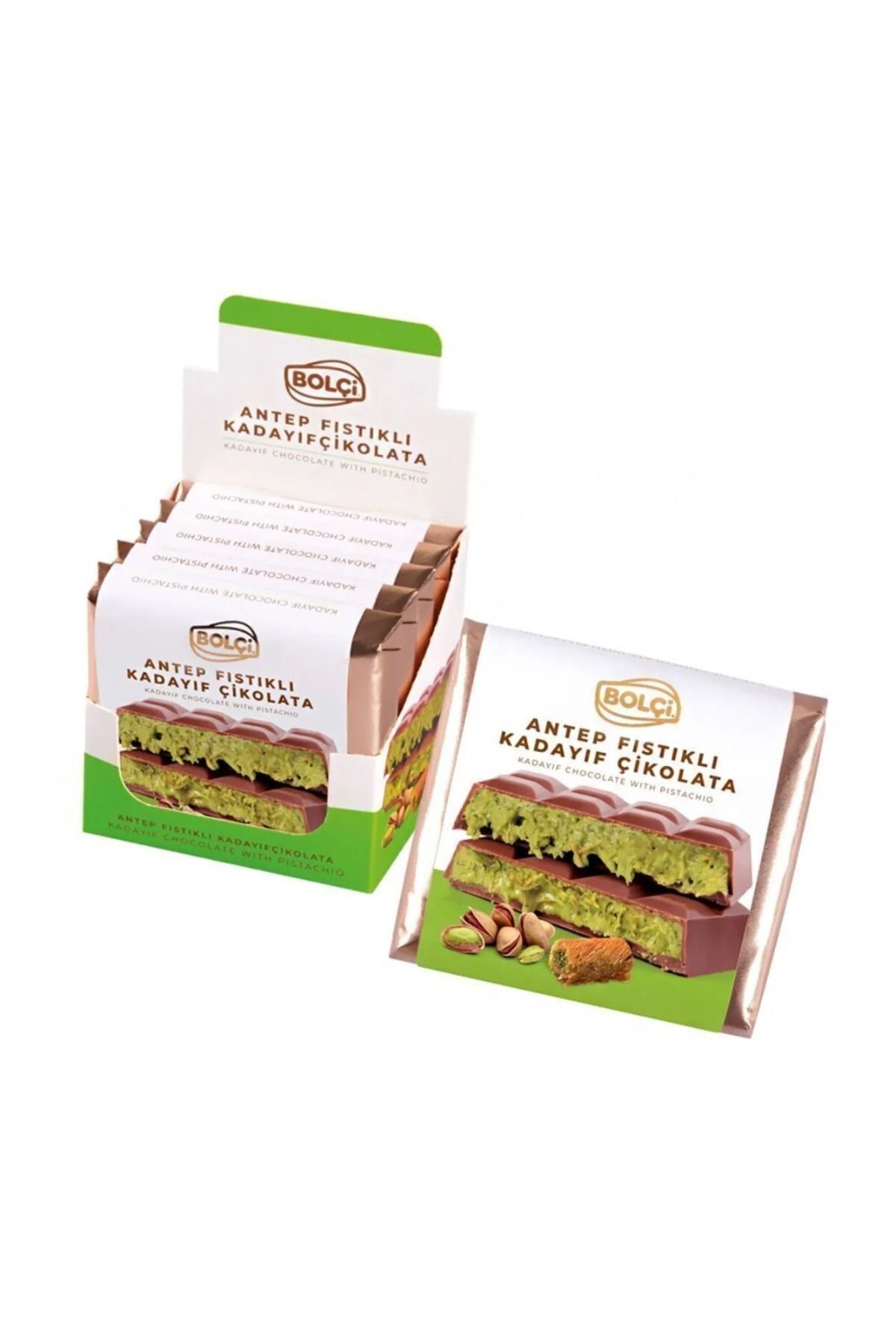 antep fıstıklı kadayıf çikolata meşhur dubai çikolatası 100 gr x 1 adet