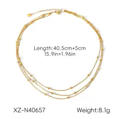 Çelik Kolye 45cm // KOLYE-5632