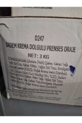 BADEM KREMA DOLGULU PRENSES DRAJE 500 gr