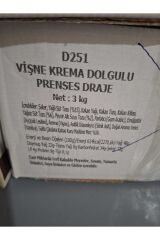 VİŞNE KREMA DOLGULU PRENSES DRAJE 500 gr