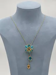 Çelik Çiçek Kolye // KOLYE-5846