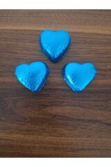 YALDIZ MAVİ GIANDUJA KALP 1 KG