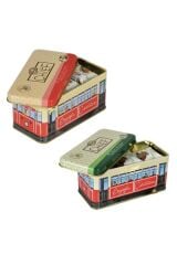 2 Adet Tramvay Teneke Kutu Hediyelik Beyoğlu Çikolatası Fındıklı (225gr) & Antep Fıstıklı (225gr)