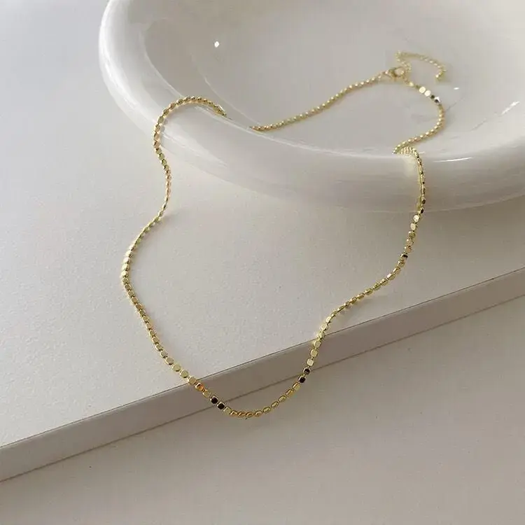 Çelik Ezme Zincir Gold 55cm // KOLYE-4064