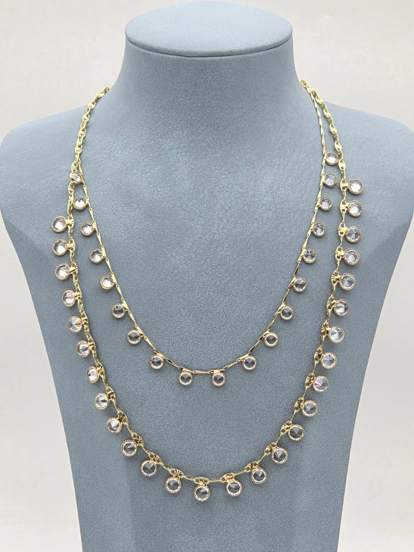 LUXURY 2`li Kombin Kolye // KOLYE-5903