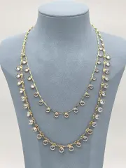 LUXURY 2`li Kombin Kolye // KOLYE-5903