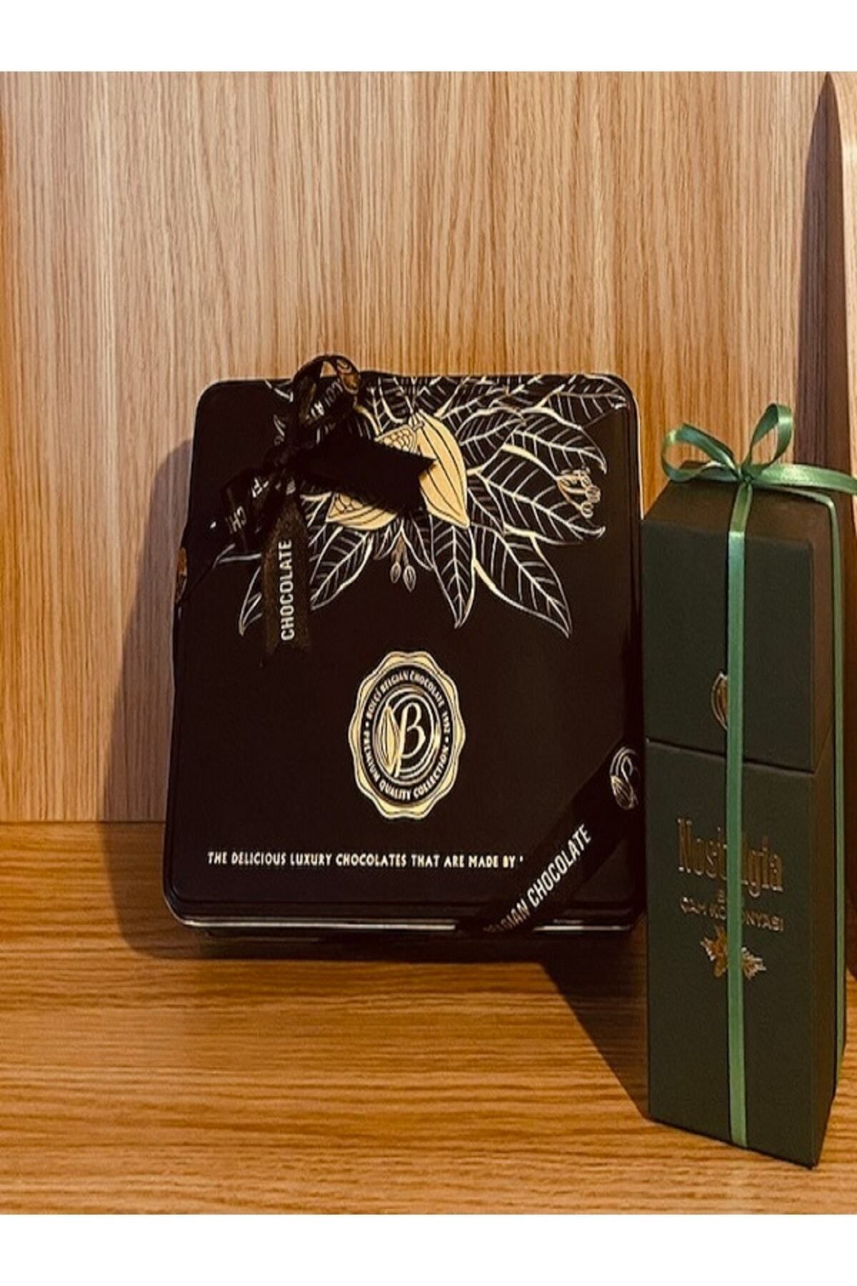 Siyah Teneke Kutu 500 Gr Ve Çam Kolonyası