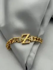 Çelik Harf Bileklik // BILEK-5484