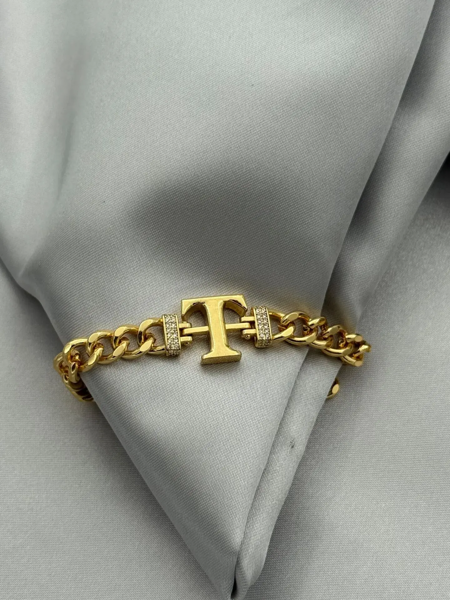 Çelik Harf Bileklik // BILEK-5496