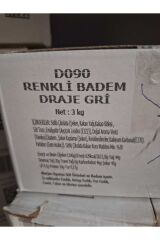 RENKLİ BADEM DRAJE GRİ 500 gr