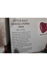 SÜTLÜ KALP SARGILI PEMBE 600 gr