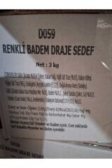 RENKLİ BADEM DRAJE SEDEF 500 gr