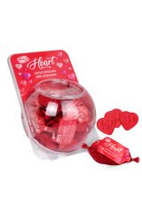SÜTLÜ KALP ÇİKOLATA KIRMIZI 63 GR x 25 adet
