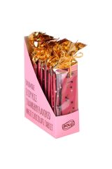 PİRİNÇ PATLAKLI ÇİLEK AROMALI TABLET ÇİKOLATA 60 GR x 10 adet