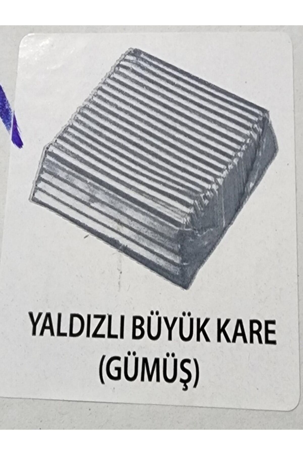 YALDIZLI BÜYÜK KARE GÜMÜŞ 1 kg