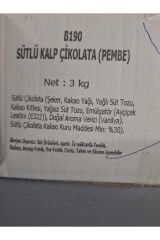 SÜTLÜ KALP ÇİKOLATA 1 KG (PEMBE)