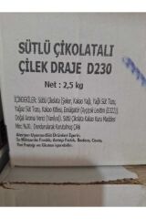 SÜTLÜ ÇİKOLATALI ÇİLEK DRAJE 500 gr