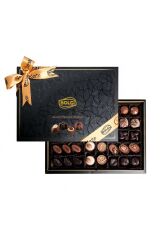 Siyah Floral Kutu Hediye Çikolata 465g