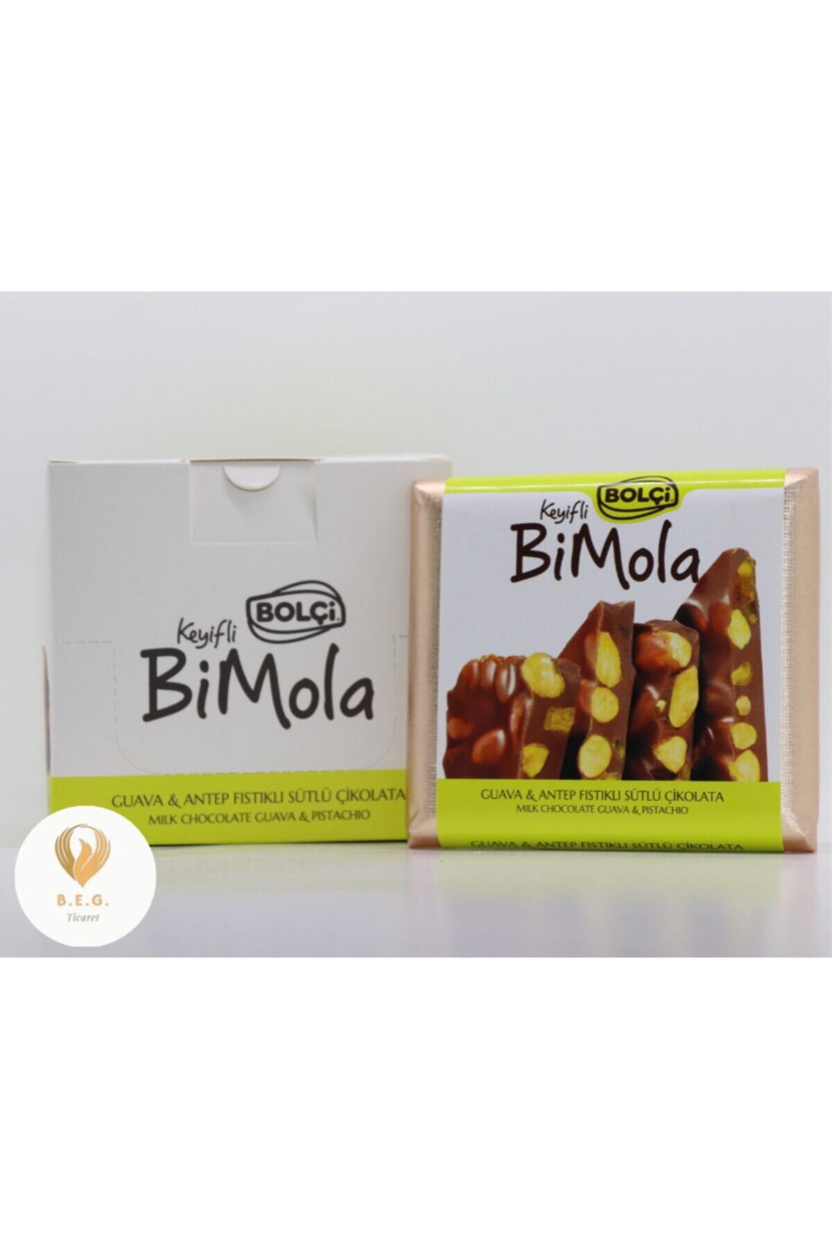 Bi Mola Sütlü Fıstık Guava Çikolata (70 G)