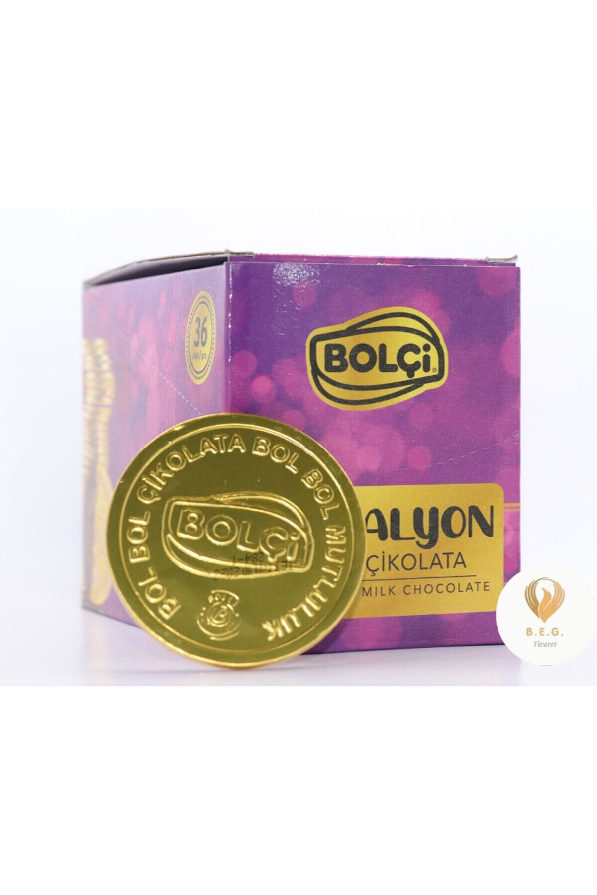 Sütlü Madalyon Çikolata 21 Gr 36 Lı